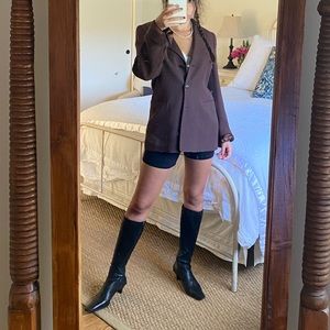 Prada Calzature Nappa Stretch Nero Boot